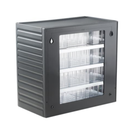 PP plastic cabinet 12 compartments RS PRO 9096940 (290x310x180mm)