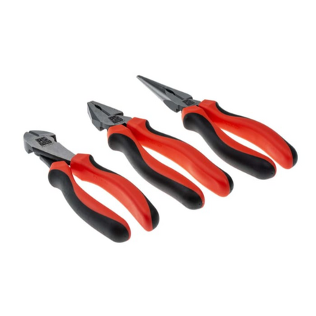 Bộ kìm răng, cắt, nhọn RS PRO 6236407 (3 chi tiết)