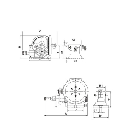 Đầu chia độ vạn năng Vertex BS-2A-J-8