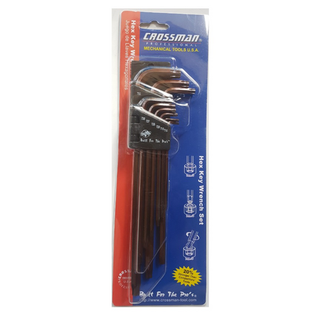 Crossman 66-096 9-piece long hex key set