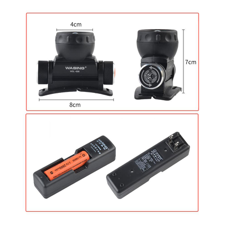 Đèn pin đội đầu chống cháy nổ Wasing WSL-697