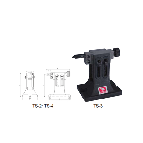 Ụ chống tâm cho HV-10, 12, CS-8 Vertex TS-3