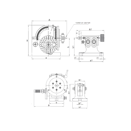 Đầu chia độ vạn năng Vertex BS-0