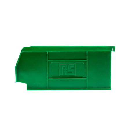 Plastic tray for storing things 200x315mm RS PRO 3505895 green