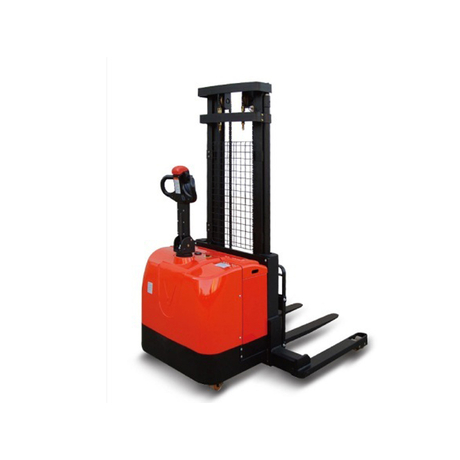 Xe nâng điện đứng lái 24/280Ah Heli CTD14-920