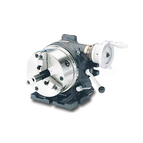 Vertex CS-8 3-jaw chuck graduated turntable