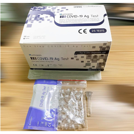 Bộ kit xét nghiệm nhanh COVID-19 Ag Humasis
