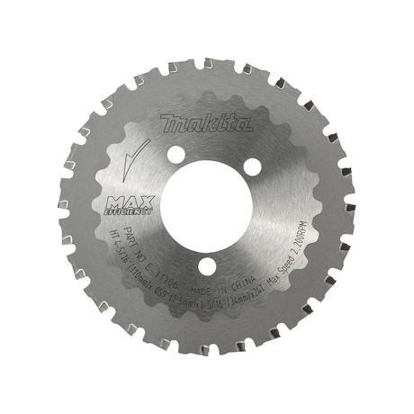 Lưỡi cắt kim loại 110x34x24T Makita E-11097