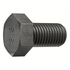 Standard Hex Head Cap Screws Metric M10x1.5x25mm Class 8.8 Steel Black Oxide Fully Threaded