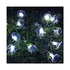 Dây đèn LED trang trí dài 5m, 20 bóng hình hoa trắng dùng pin