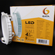 Bóng đèn LED âm trần tròn 4" 9W Gata TL02-C49W ánh sáng vàng