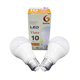 Bóng đèn LED 10W đuôi E27 Gata TL01-10W ánh sáng vàng