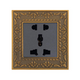 Ổ cắm đôi 3 chấu ABE PLACE P1C-D3C màu xám chì