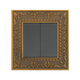 ABE PLACE P1C-22C double electrical switch, graphite gray