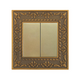 ABE LACE L1V-12C double electrical switch yellow