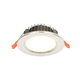 White-edged 7W LED recessed downlight HUFA AT111, pale yellow light