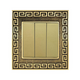 ABE PLACE P1B-32C three-way electrical switch yellow
