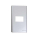 Mặt dùng cho 1 thiết bị Panasonic WEV68010MW màu trắng ánh kim