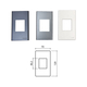 Special face for single 3-pin MCB 2P Panasonic WEV680290MH metallic gray