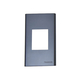 Special face for single 3-pin MCB 2P Panasonic WEV680290MB metallic black
