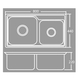 Toan My TMS 80 304 stainless steel sink