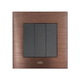 ABE TITANIUM T1N-32C 2-way three-way switch brown