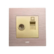ABE TITANIUM T1H-TVM network TV socket rose gold