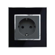 European socket ABE MIRROR M1D-CA black