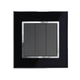 Công tắc ba 1 chiều ABE MIRROR M1D-31C màu đen