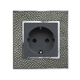 European socket ABE LEATHER D1D-CA stingray color