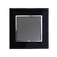 Công tắc đôi 2 chiều ABE MIRROR M1D-12C màu đen