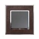 ABE LEATHER D1S-11C single electrical switch crocodile skin color