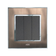 Công tắc ba 2 chiều ABE SATIN S1D-32C màu đồng