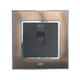 Ổ cắm điện thoại ABE SATIN S1D-DT màu đồng