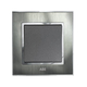 Công tắc đơn 2 chiều ABE SATIN S1B-12C màu bạc