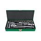 TOPTUL GCAD2802 28-piece 1/4 inch & 1/2 inch hexagon socket set, ball type
