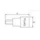 Toptul BCDA1210 3/8inch hexagon screw
