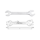 Cờ lê 2 đầu miệng 10x13mm Toptul AAEJ1013