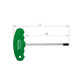 Hexagon socket with plastic handle Toptul AGAI0419