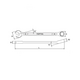 Toptul ACEA3434 Open End Wrench