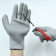 MVW level 3 cut-resistant gloves with PU palm coating MVW-CUTR-3L size L
