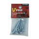 M6x40 VPRO V2019003 washer and nut set, pack of 6