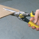 Stanley 14-563-22 10 inch straight tip gold handle metal shears