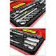 Stanley 89-516 46-piece 3/8 inches socket set