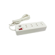 4-socket power outlet with 2.5m cord and safety cover 3300w LiOA 4SS2.5-2