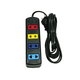Universal long power outlet with 4 sockets and 3m cord LiOA 4TC3-2