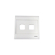 2-hole face and single white border - Series V20 LiOA V20S2X