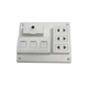 CB 15A surface-mounted electrical panel with 3 double 2-pin sockets and 3 1-way switches LiOA B-CB15A3C