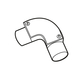 L-shaped elbow 16 LiOA L244 / 16