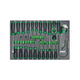 Toptul GED3102 flat screwdriver set (31 pieces)